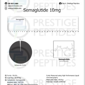 Certificate of Analysis - Semaglutide 10MG