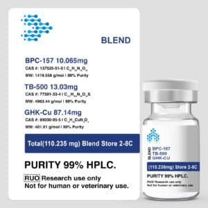 (BPC-157/TB-500/GHK-CU) BLEND 10.065/13.03/87.14 MG